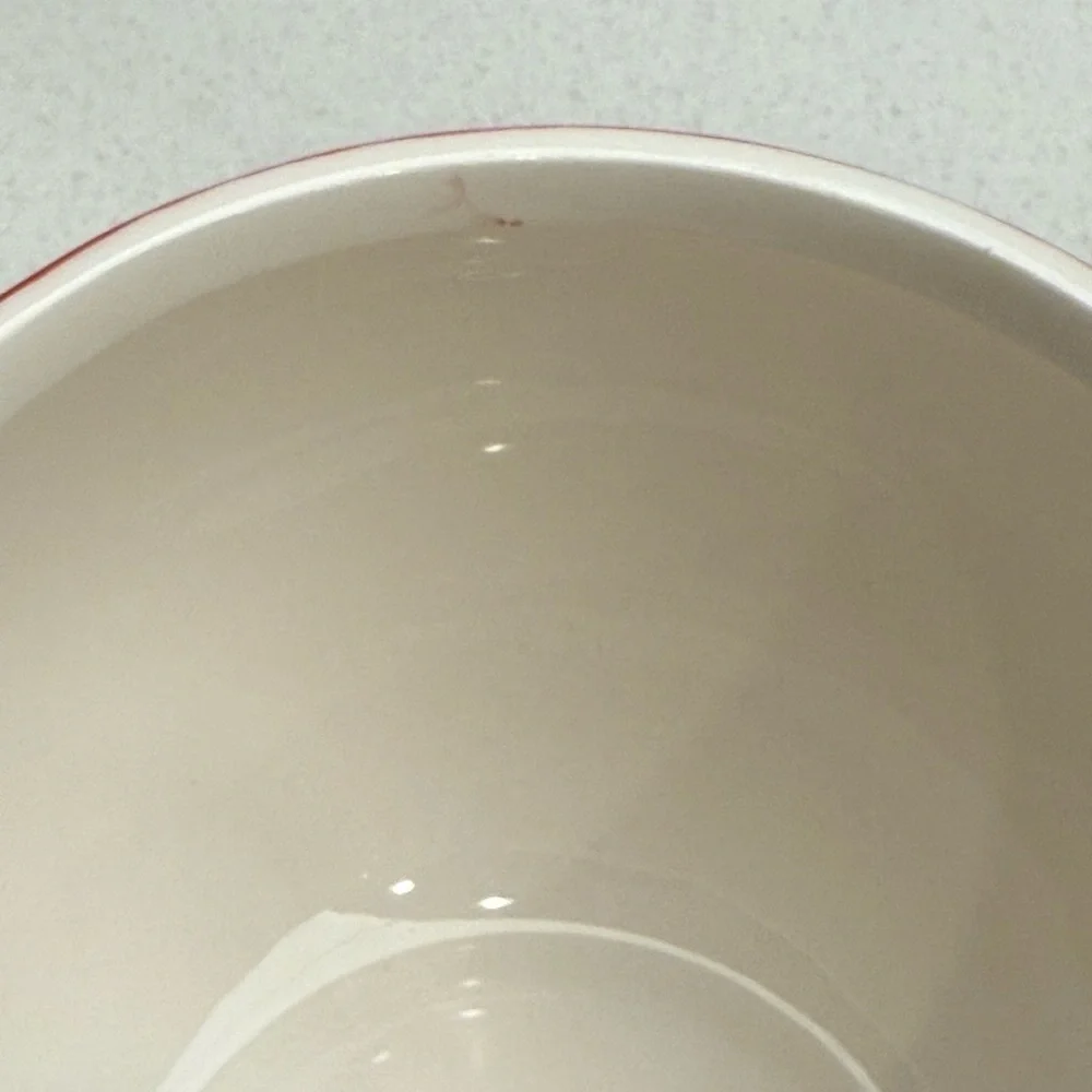 Harry & David Holiday Christmas Mug Red and White Starburst Pattern Ceramic - Picture 8 of 10